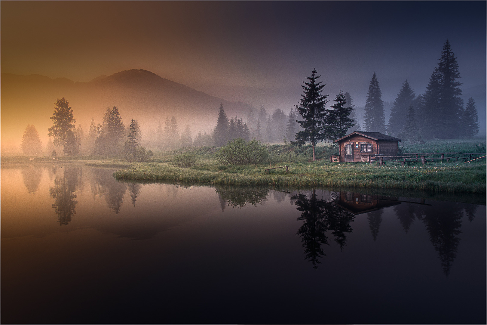 Die Hütte am See