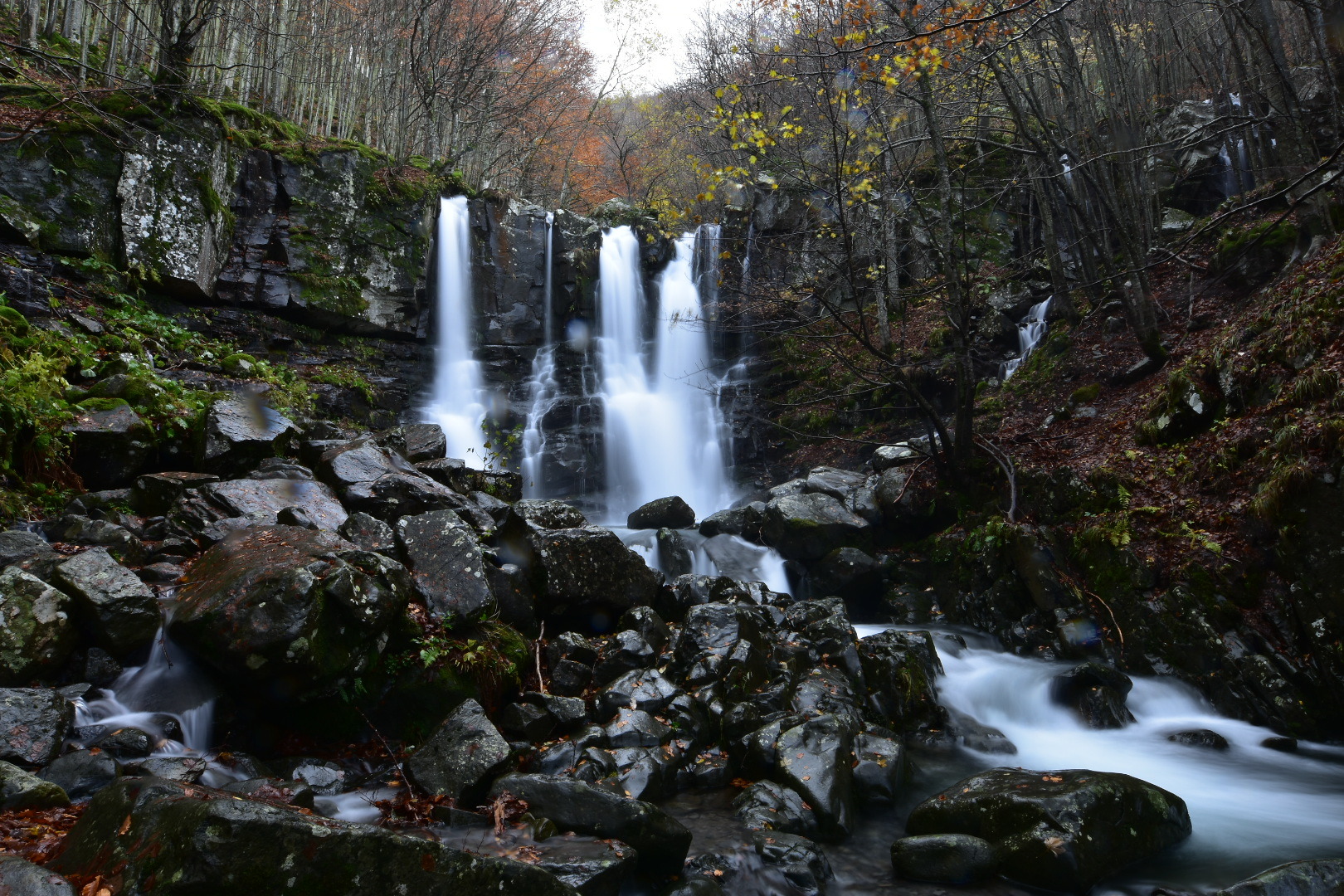 Dardagna wasserfälle, Emilia-Romagna, Italien.