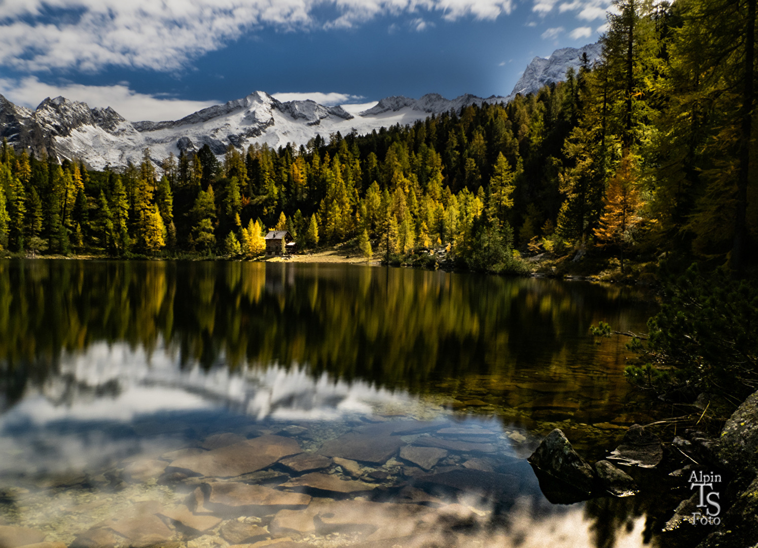 Ein See in den Tauern.