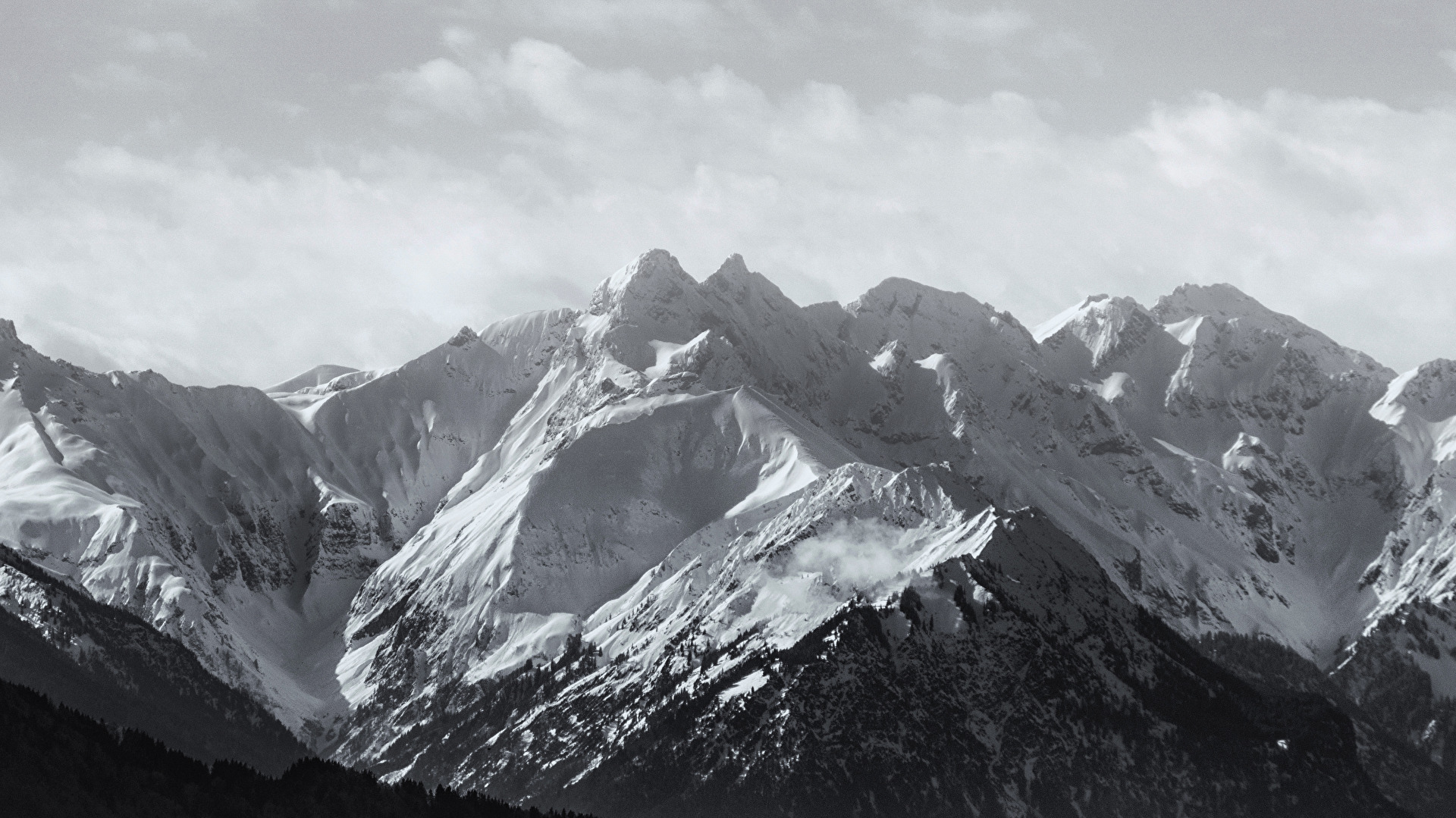 Blick über die Allgäuer Bergwelt