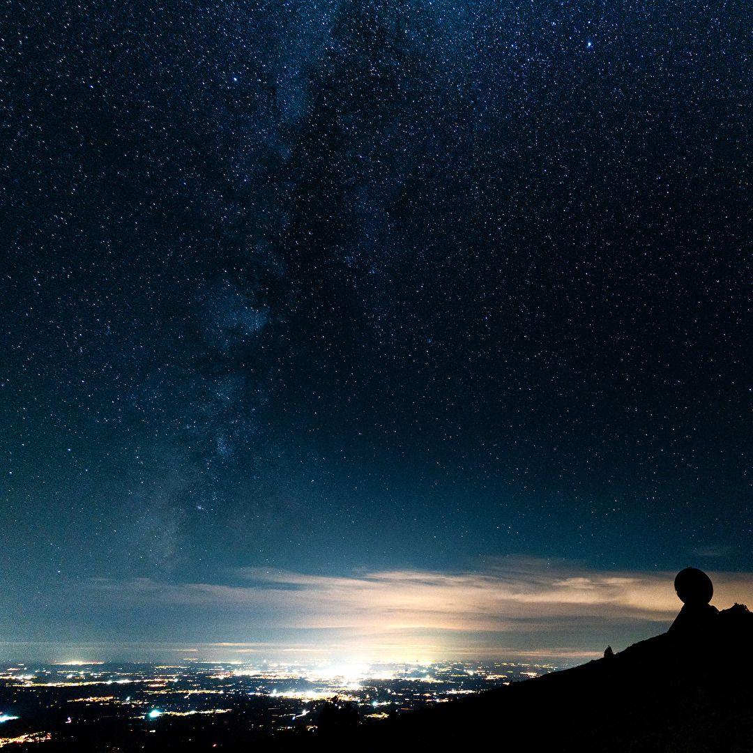 #Nacht Mont Ventoux mit Milchstrasse