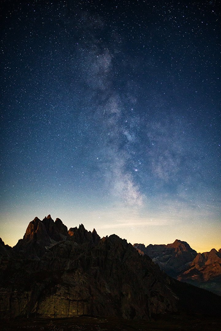 #Nacht in den Dolomiten