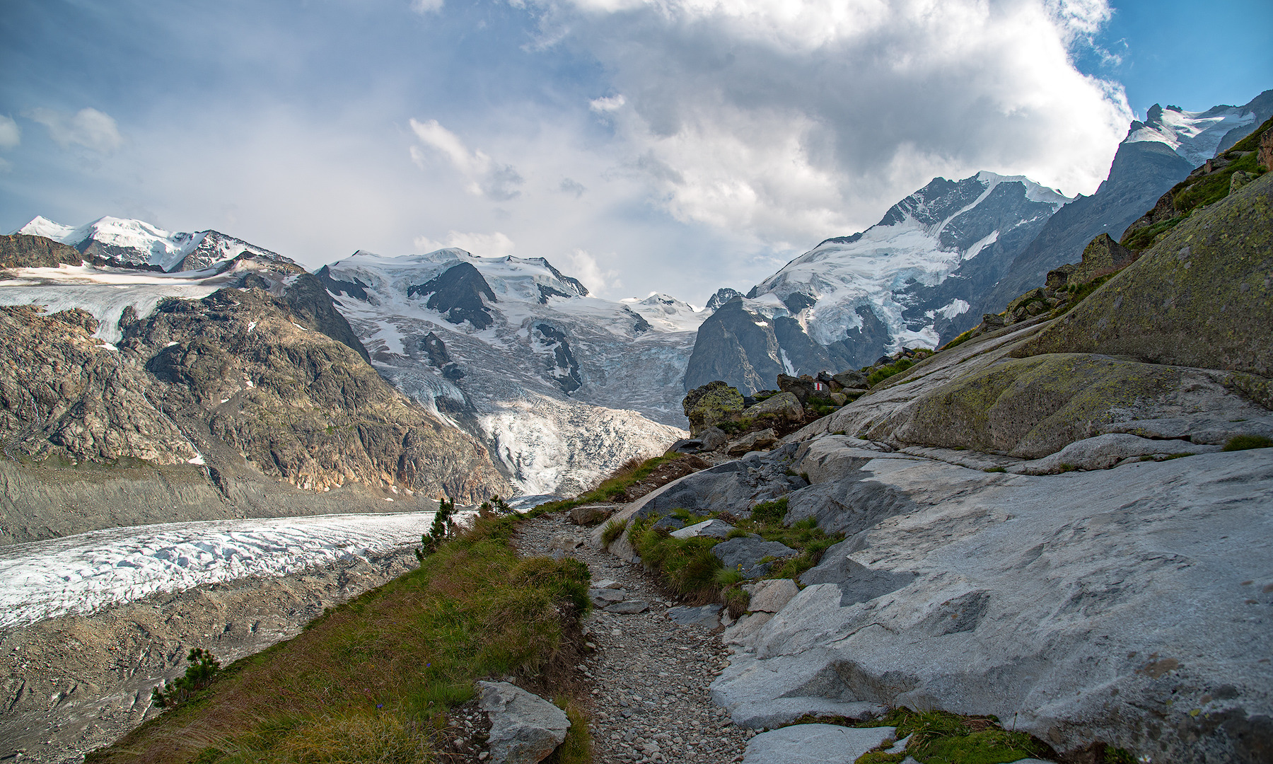 Morteratschgletscher im Engadin