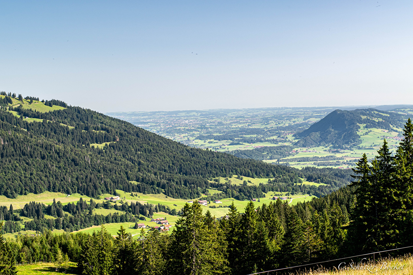 Weitsicht vom Ofterschwanger Horn
