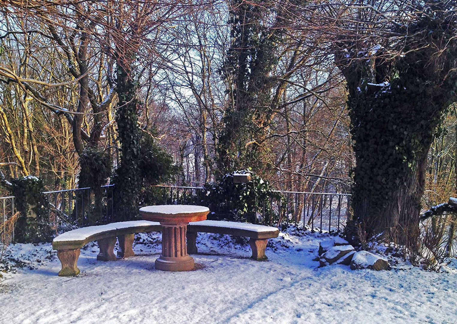 Im Park von Schloss Püchau