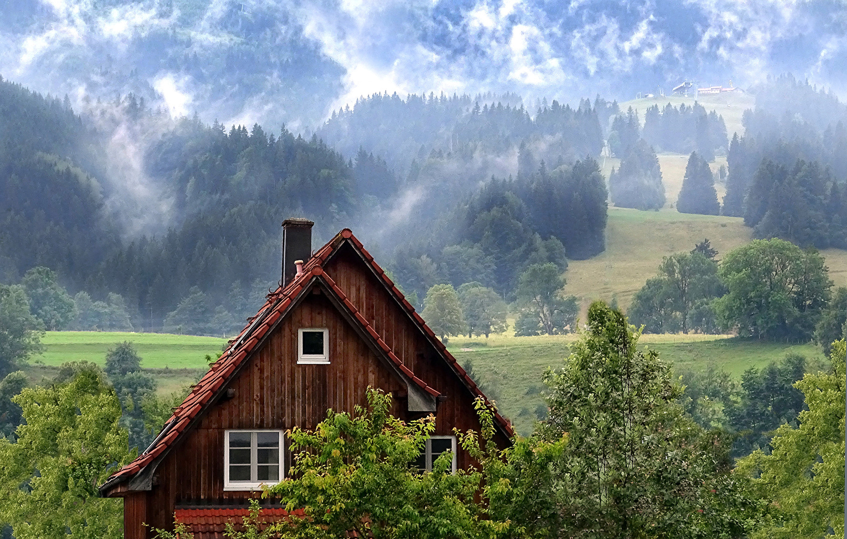 Frühmorgens beim Unterleitner