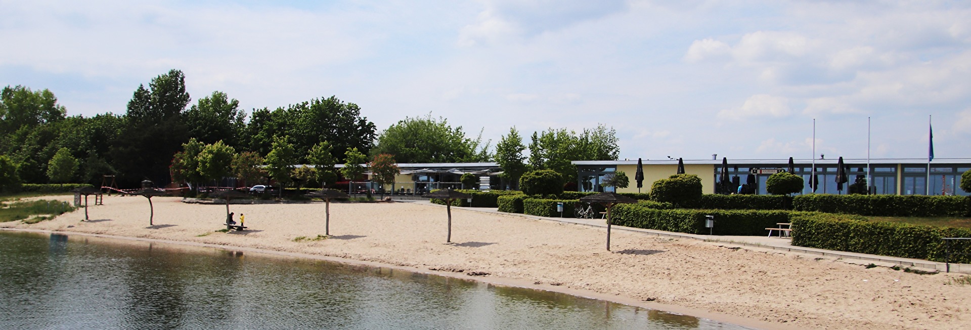 Strand am Pegelturm