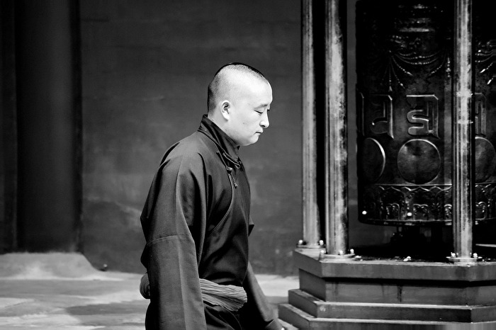 #Monochrom - Im Tempel in China