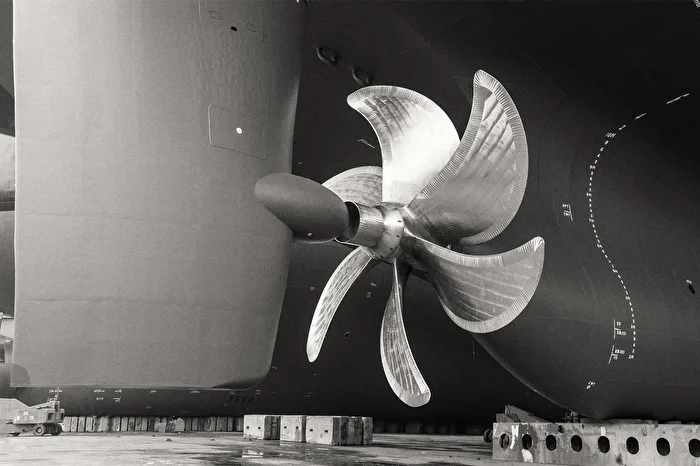 Propeller for a container ship