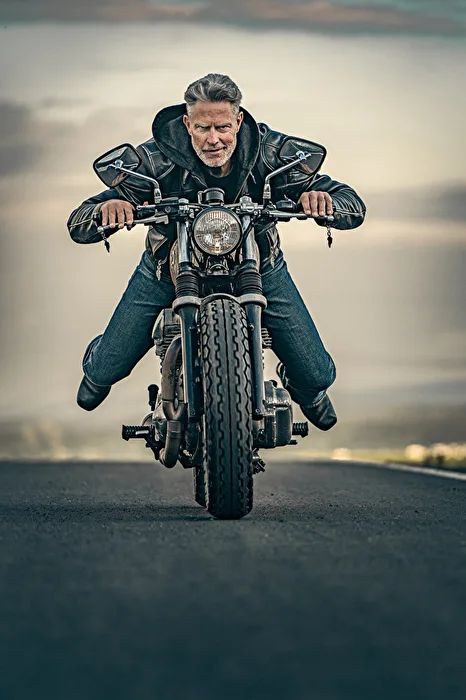 Biker-Shooting mit Dirk