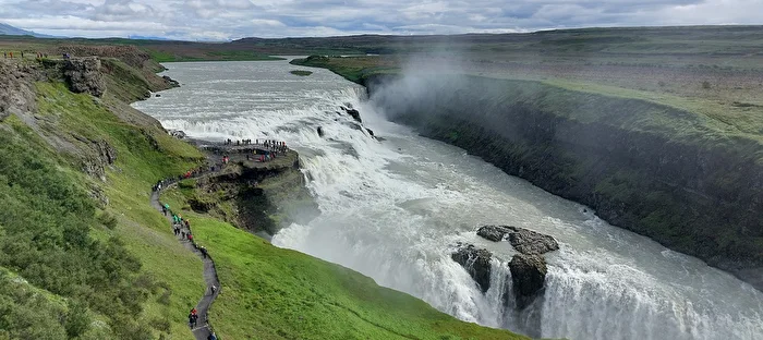 Gullfoss Waterfall in Iceland