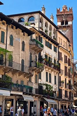 Piazza delle Erbe in Verona