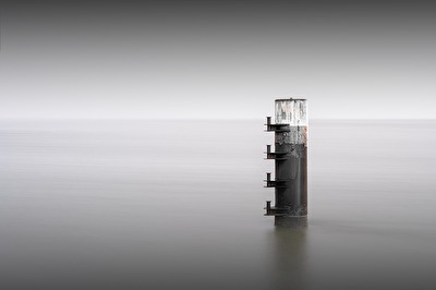 Hafenpoller an der Nordsee
