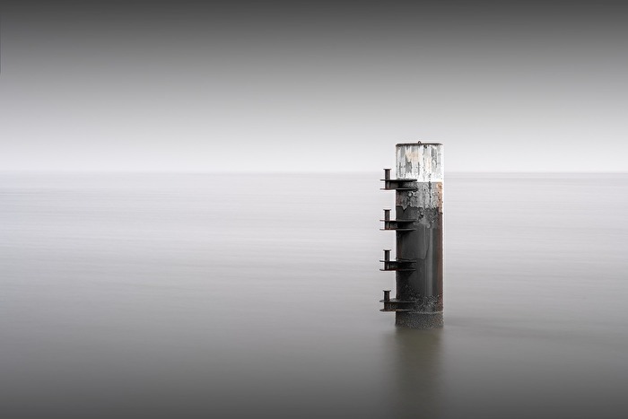 Hafenpoller an der Nordsee