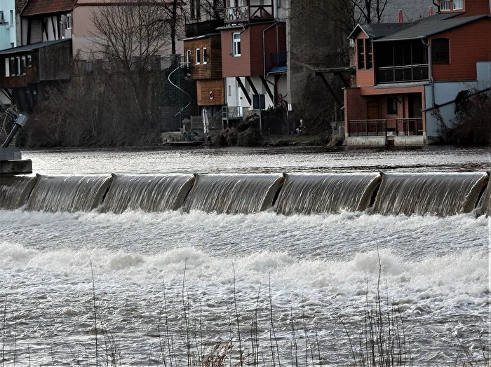 Saalewehr in Calbe/Saale