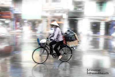 Mit dem Fahrrad