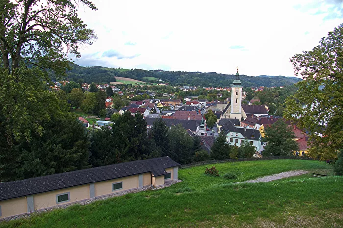 View to Grein from the Castle