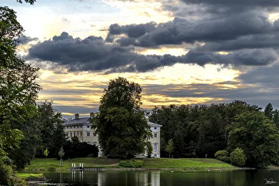 Wörlitzer Park mit Schloß