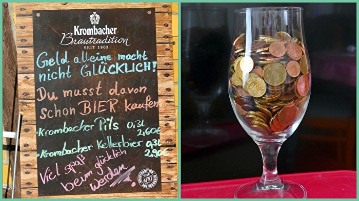 Werbung einer Gaststätte