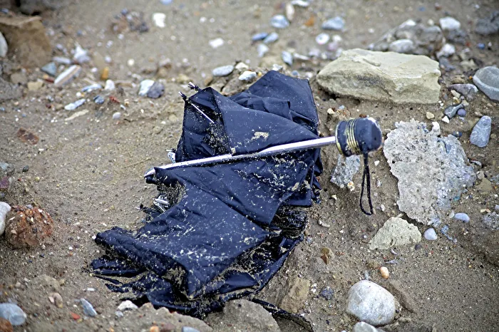 This umbrella has served its purpose.