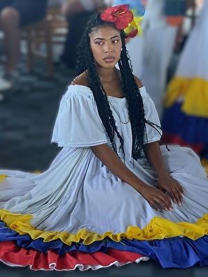 Jetzt bin ich müde... Isabella, die Tänzerin aus Kolumbien.