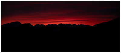 Wandbild - Sonnenuntergang