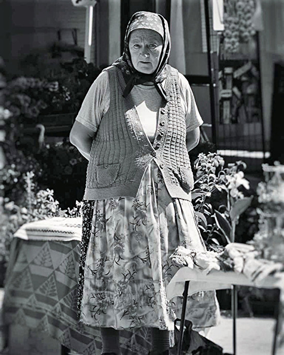 Mütterchen in Ungarn Plattensee