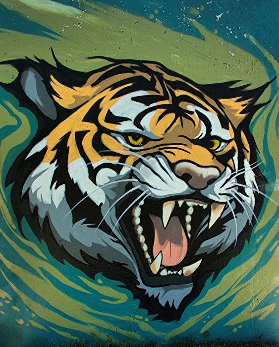 bissiger Tiger