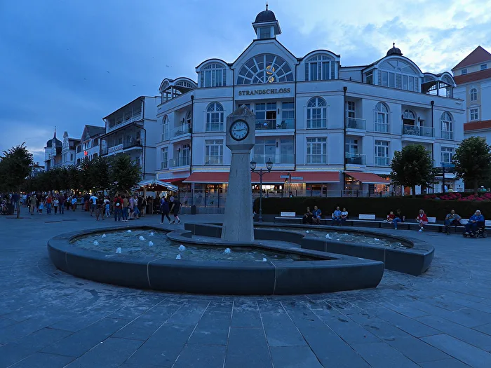 Fontaine en fonctionnement