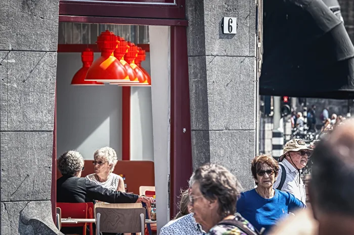 In the streets of Amsterdam