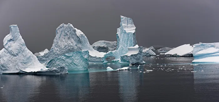 Water - Ice Landscape in Antarctica