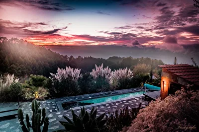 Sonnenuntergang auf La Palma