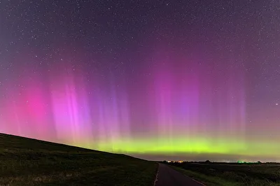 Nordlichter über Ostfriesland