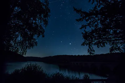 Nachts am See