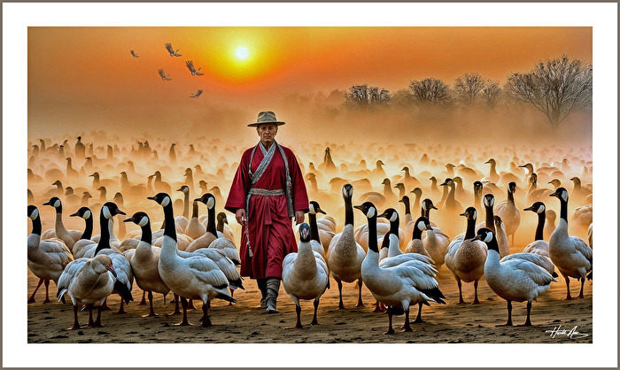Irgendwo in China-KI-Kunst