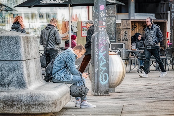 In den Straßen von Berlin