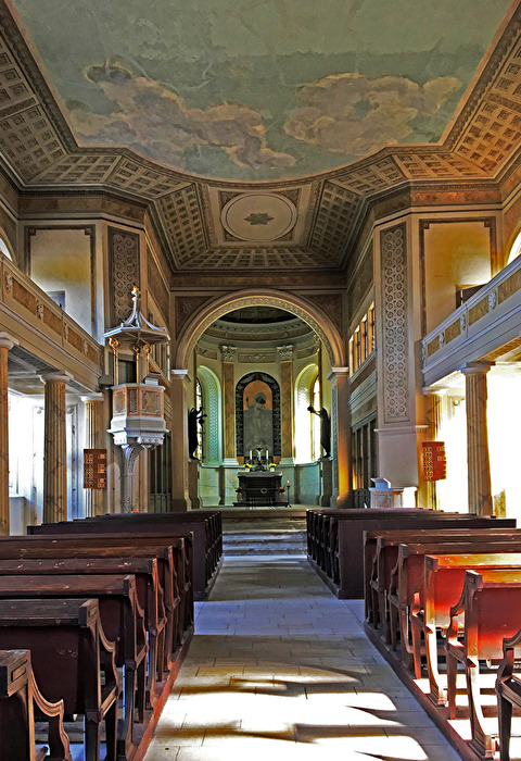 St. Mauritius im Ortsteil Wolkenburg/Mulde von Limbach-Oberfrohna / Kirche