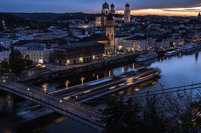 Renndampfer in Passau