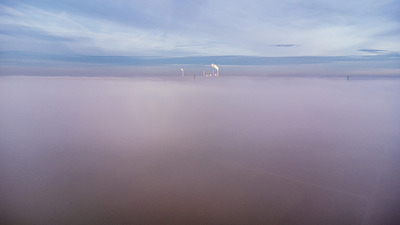 Zwischen Himmel und Dunst