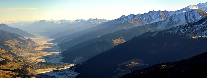 Salzach Valley with Hohe Tauern