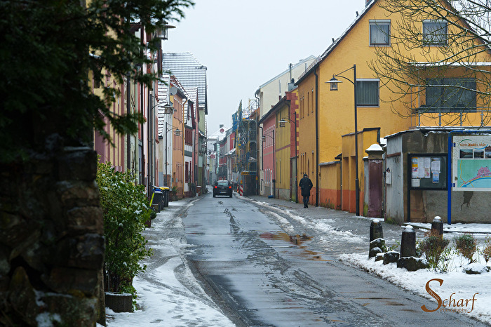 Stadt im Nebel