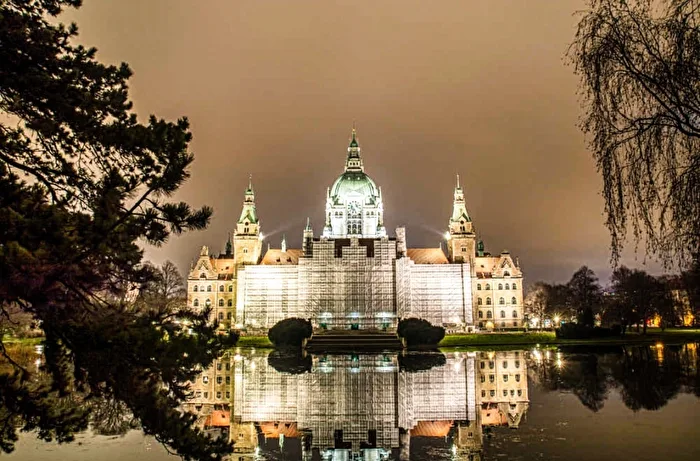 Hanover City Hall at Night