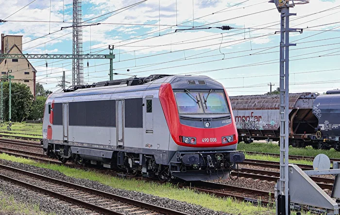 Multi-system locomotive of the EVU Akiem