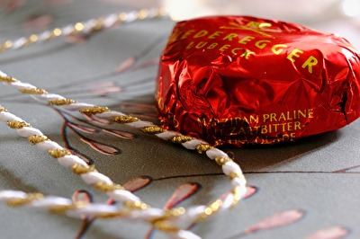 Eine Gaumenfreude  in #Rot, #süße #Leckereien gut verpackt!