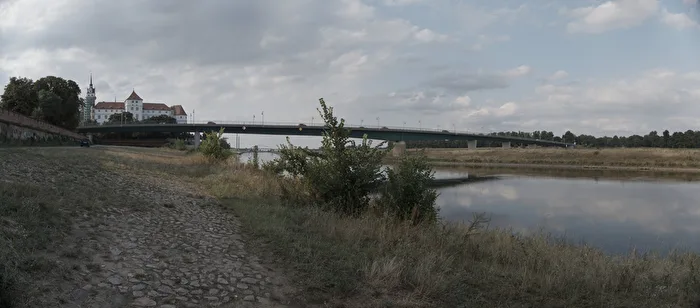 The Elbe Bridge near Torgau