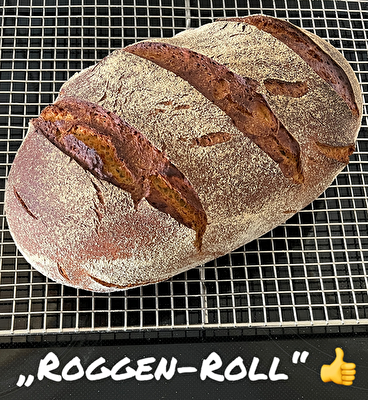 Selbst gebackenes Roggenmisch #Brot