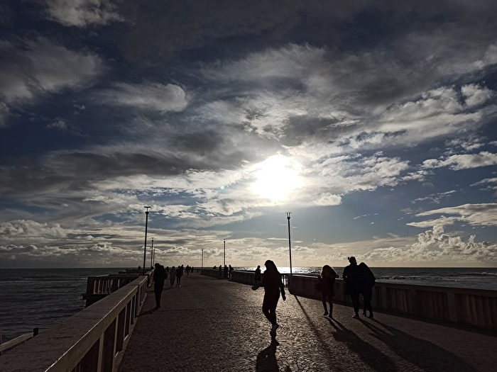 Der Pier von Ostia Lido - Rom