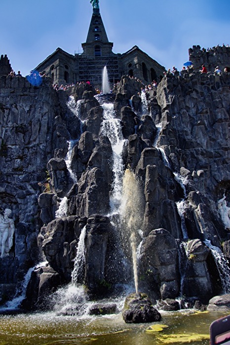 Beginn der Wasserspiele