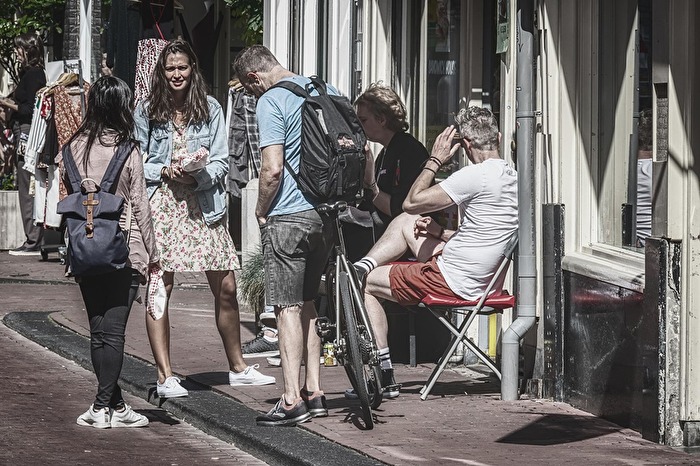 In den Straßen von Amsterdam