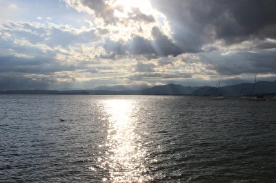 Abendstimmung Gardasee